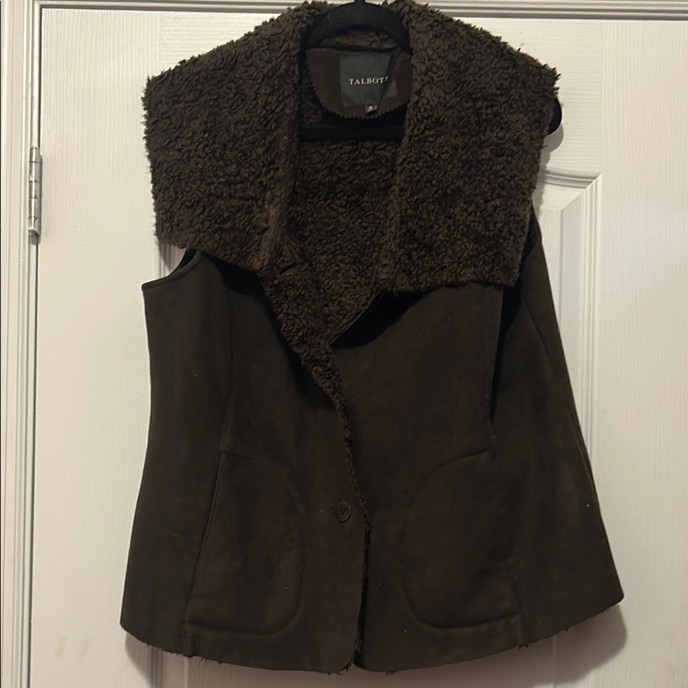 Talbots Brown Vest for Layering